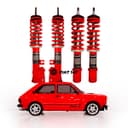 Suspensão Regulável Slim Fiat 147 KIT Completo — miniatura 1