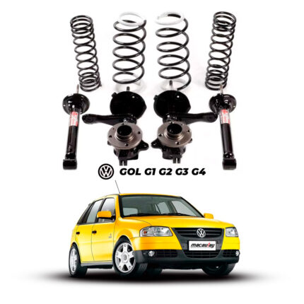 Suspensão Fixa VW Gol G1/G2/G3/G4 com Telescopio KIT Completo